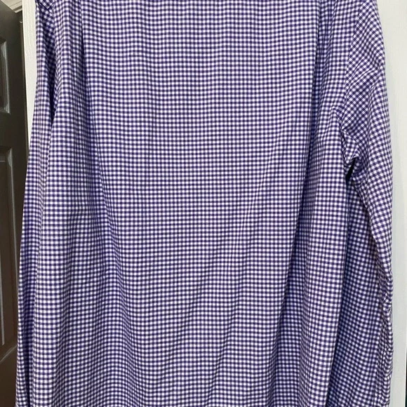 Polo by Ralph Lauren Purple Gingham Casual Button Down Shirt - Picture 3 of 3